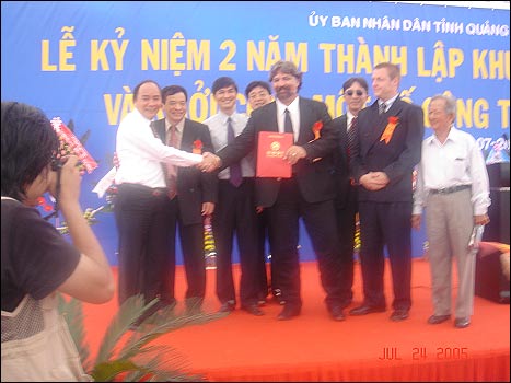 licenses to Mr. Hilder with warm greetings and best wishes for success. licenses to Mr. Hilder with warm greetings and best wishes for success.